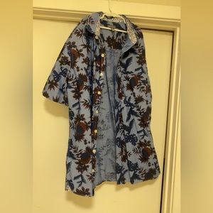 van Heusen hawaiian shirt